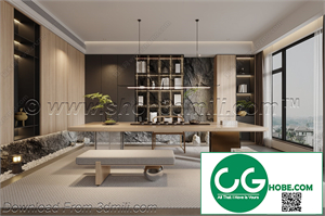 Tea Room 51 3D Model